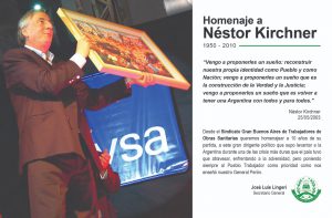 Lee más sobre el artículo Homenaje a Néstor Kirchner
