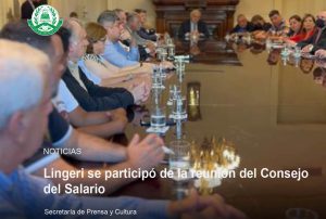Lee más sobre el artículo Lingeri participó de la reunión del Consejo del Salario