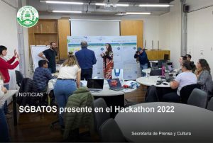 Lee más sobre el artículo SGBATOS presente en el Hackathon 2022